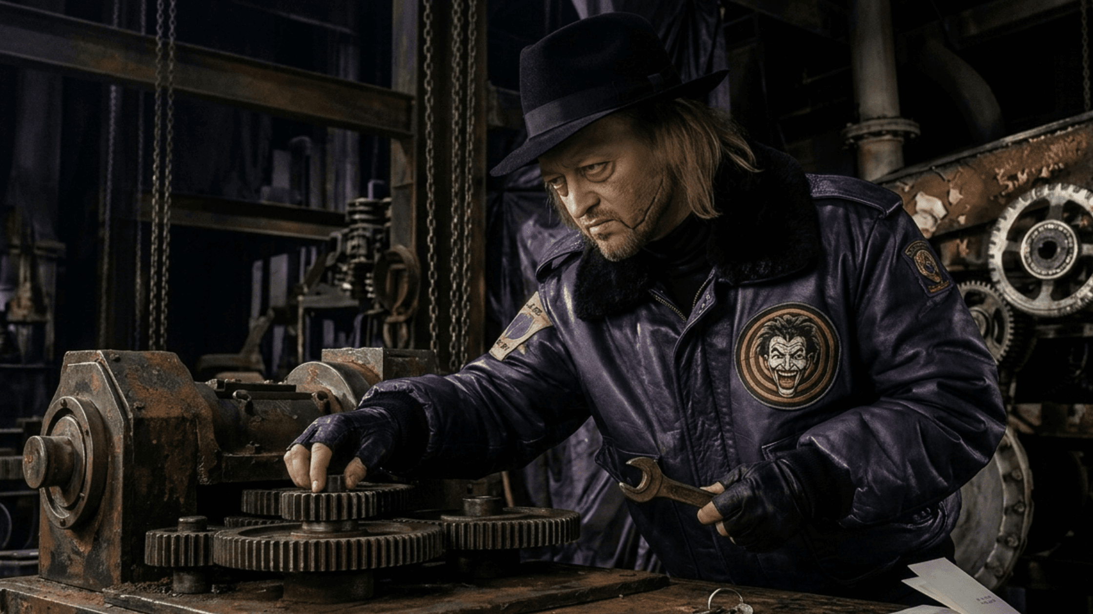 How to Style the Henchman Goon Purple Bomber Leather Jacket