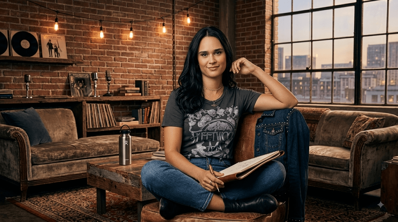 How to Get the Look with the Ransom Canyon S02 Marianly Tejada Black Graphic Tee